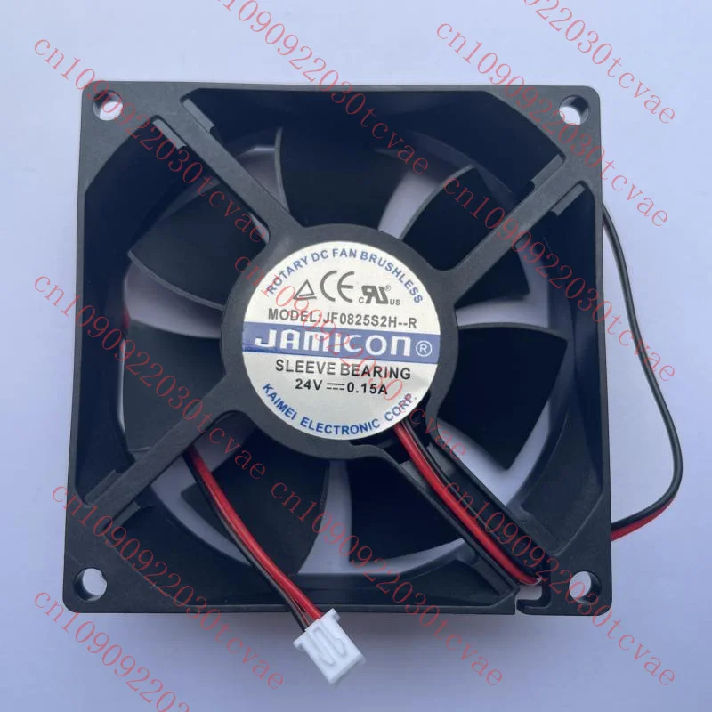 

For Jamicon 8025 Inverter Silent Fan 24V 0.15A JF0825S2H-R 2 Lines Cooling Fan