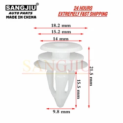 20Pcs Clips Rear Window Door Panel Lining Trunk Lid Trim Compatible With For BMW Volvo Saab C30 C70 XC70 Renault VW Audi