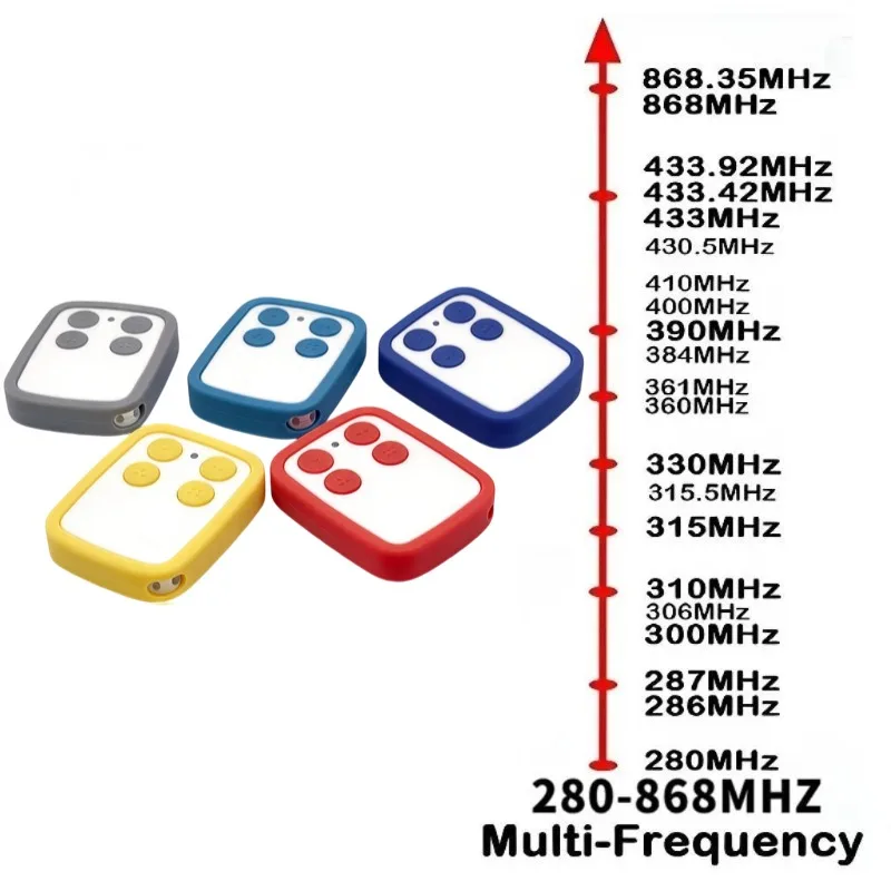 280mhz to 868mhz Universal Garage Door Remote Control Operate Electric Curtains Duplicator Vehicle Keys Product