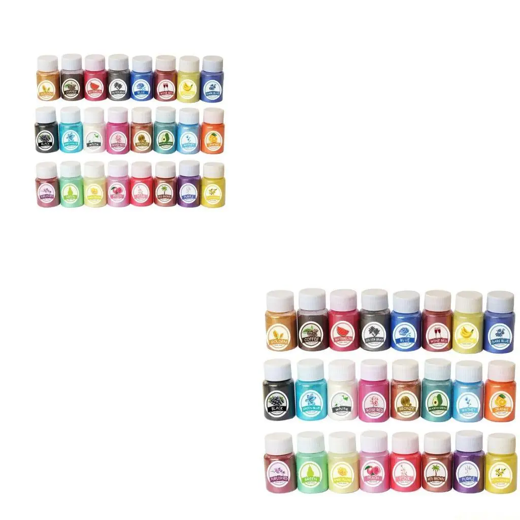 

D46E Mica Powder-24 Цветной пигмент для жемчуга для макияжа/блеска для губ