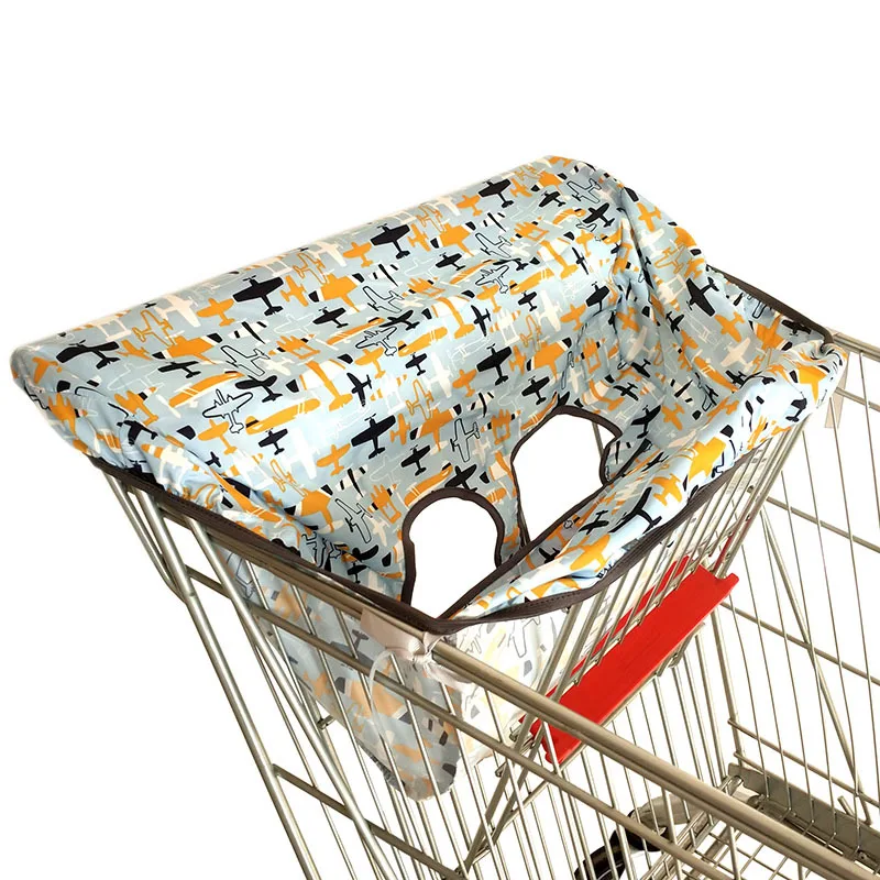 2in1 Trolley Cover/Highchair Cover for Baby Portable Kids Cushion Mat for Supermarket Shopping Cart/Grocery Cart Cover