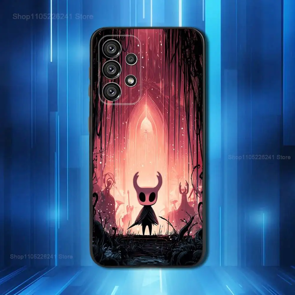 Etui na telefon Cool H-Hollows K-Knight Game z miękkiego czarnego silikonu do Samsung Galaxy A53,31,52,72,41,22,73,32,71,Note,J7,8,9,5G