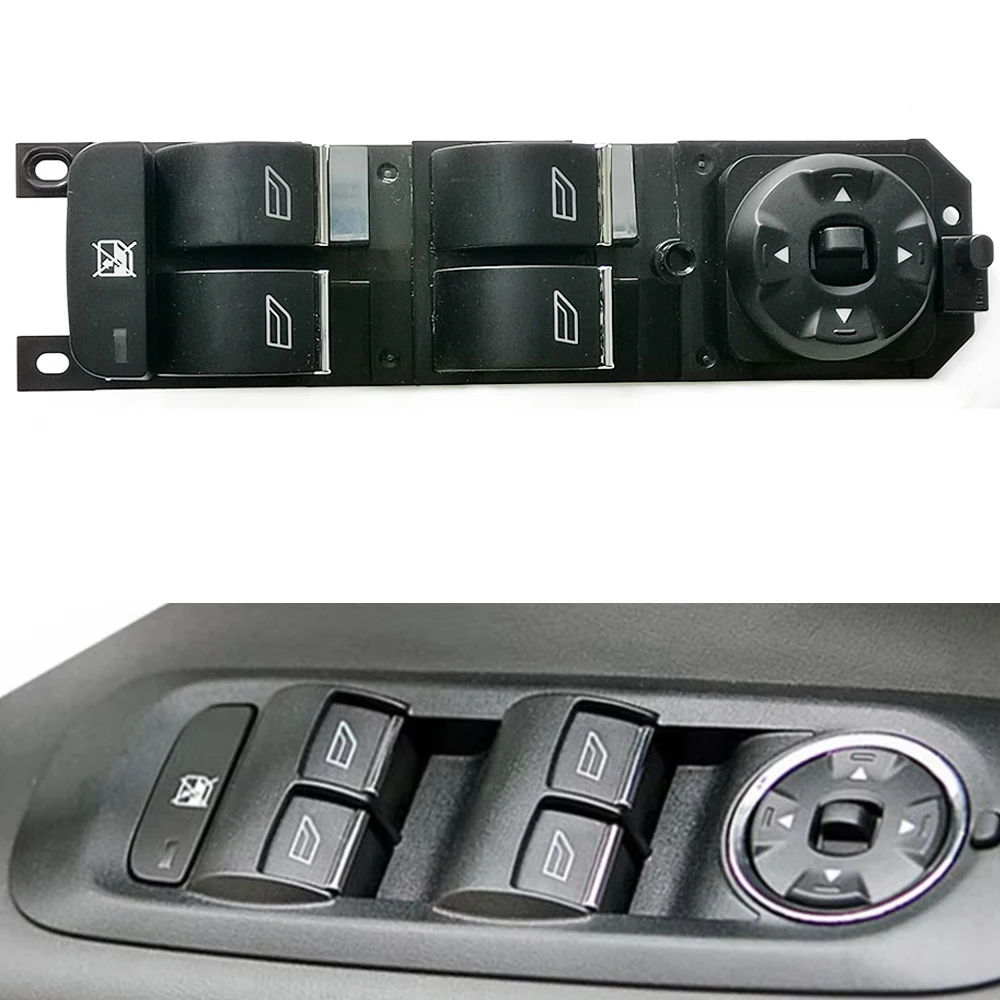 Compatible For Ford Mondeo MK4 S-MAX GALAXY 2007-2012 7S7T-14A132-BC Car Window Control Switch Glass Lifter Button Switch