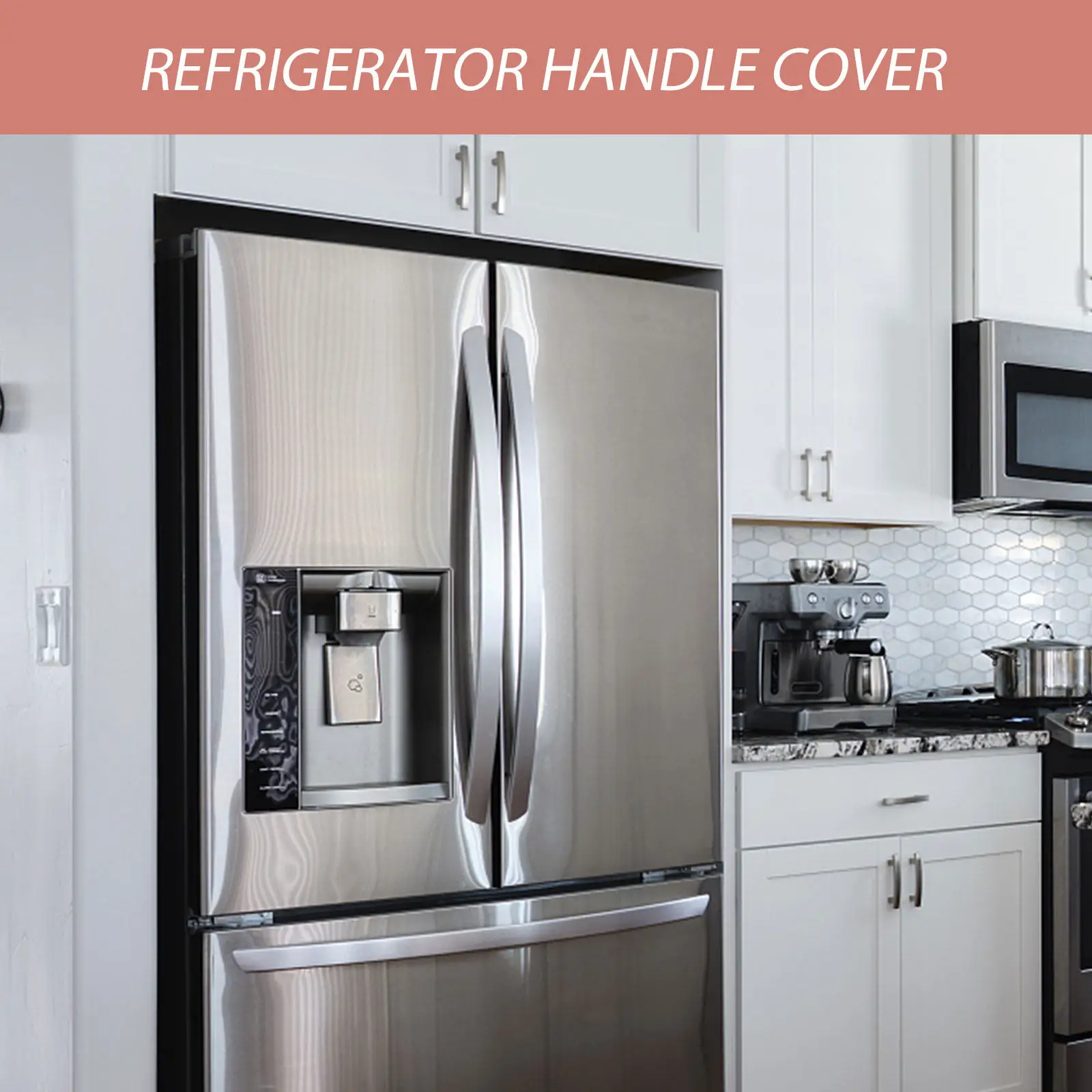 

Накладки на ручки для холодильника, духовки, микроволновки, посудомоечной машины, морозильной камеры, шкафа: элегантные, простые, удобные, моющиеся, нескользящие