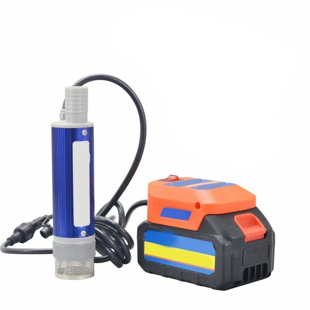 Portable Water Pump Lithium Battery Pump Water Transfer Tasks Efficiency For Water Transfer Extended Reach With 2.4m Cable