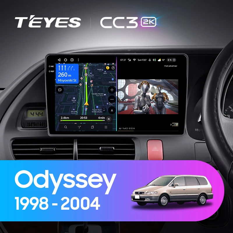 TEYES CC3 2K For Honda Odyssey RL1 1998 - 2004 Right hand drive Car Radio Multimedia Video Player Navigation stereo GPS Android 10 No 2din 2 din dvd