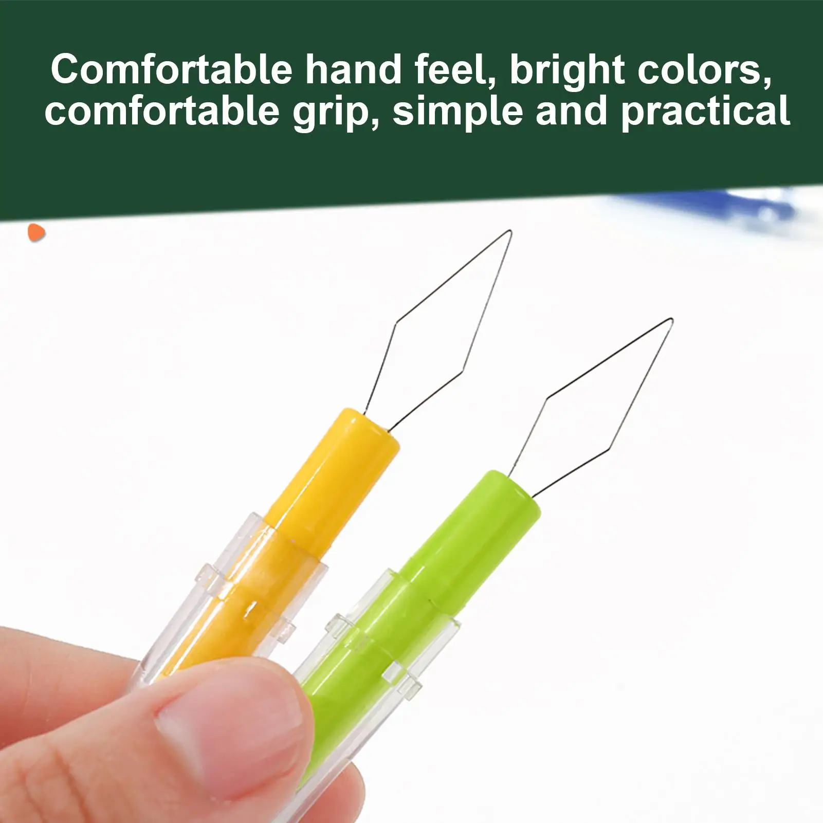 Sewing Needle Threader 3PCS Automatic Sewing Threader for Household Portable Accessories Covered threading device offer help