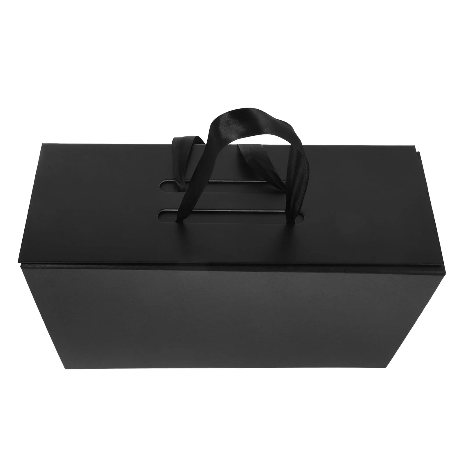 

Foldable Gift Box Black 33x20.5x12.5cm Magnetic Lid Present Packaging Storage Rectangle Birthday Valentine Christmas Wedding