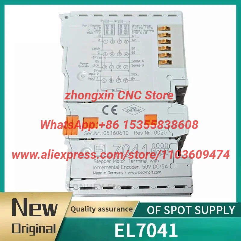Brand New Original BECKHOFF Module EL4001 EK1122 EK1101 EL9186 EL5151 EL7041 EL2004 EL9410 EL1004