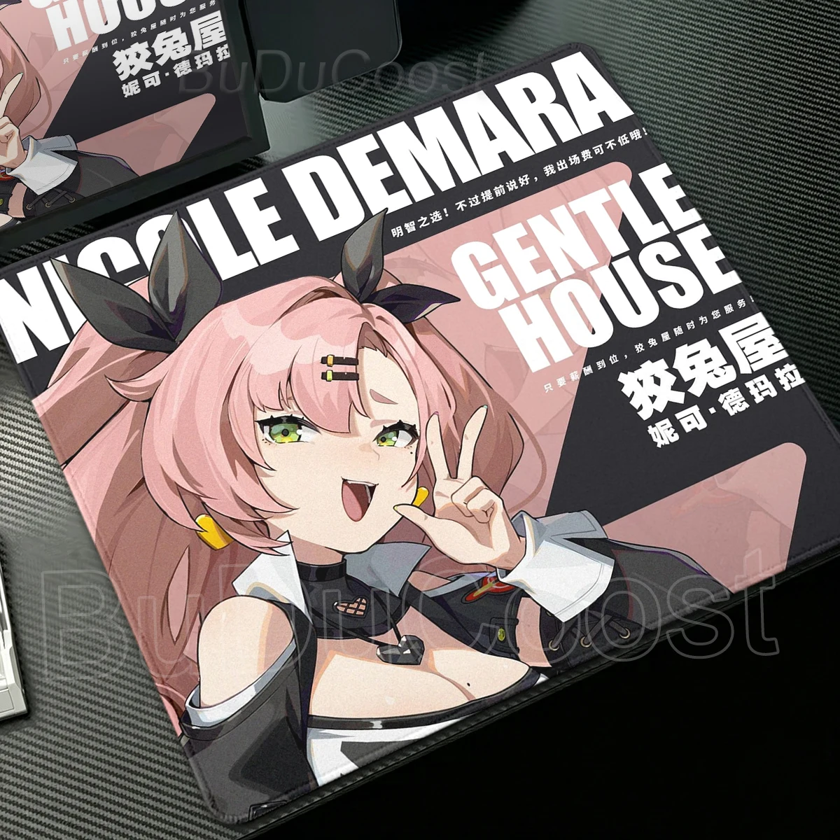 ZZZ Gaming Mouse Pad Ellen Alice Miyabi Zenless Zone Zero Desk Mat Anime Small Mousepad E-Sports Keyboard Playpad PC Accessories