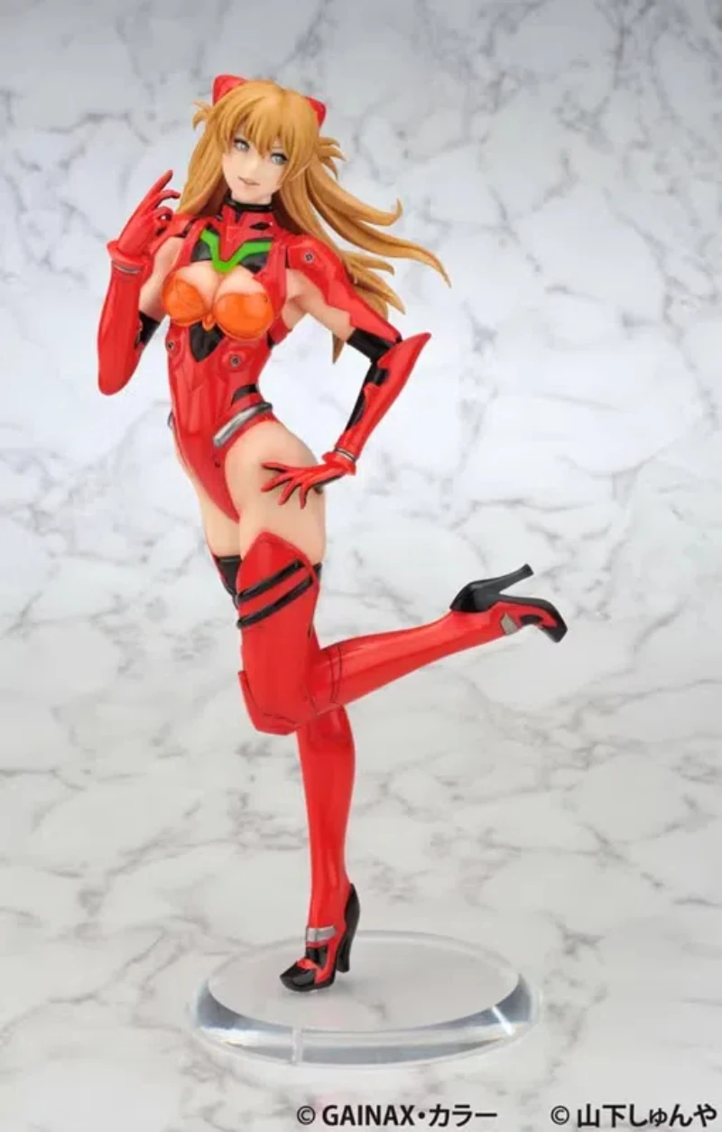 Anime EVA Asuka Langley Soryu Figures kawaii resin GK DIY manual White assembly Model Statue Toys doll Collection Gifts