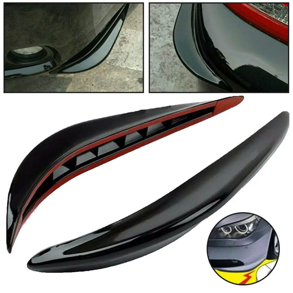 

2Pcs Auto Car Front Rear Bumper Corner Guard Cover Anti-collision Strip Anti-Scratch Protector Decorative Modeling Accessories