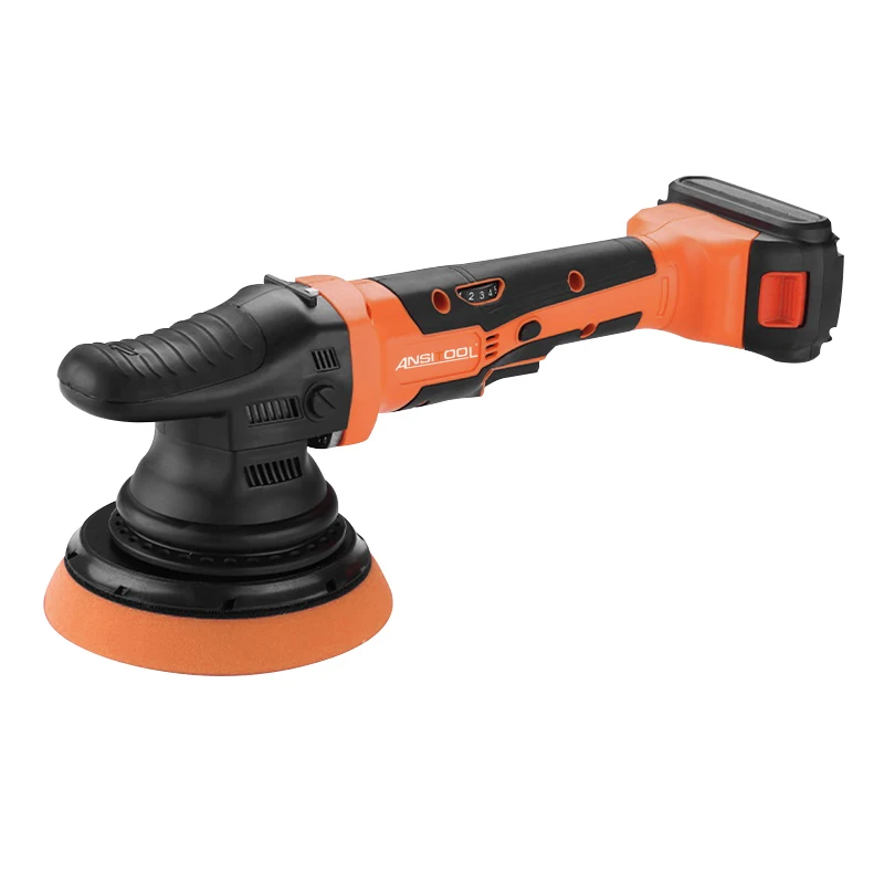 20V high-speed orbital polisher, 150mm plate 2300-4500rpm cordless  for industrial DIY car buffing work
