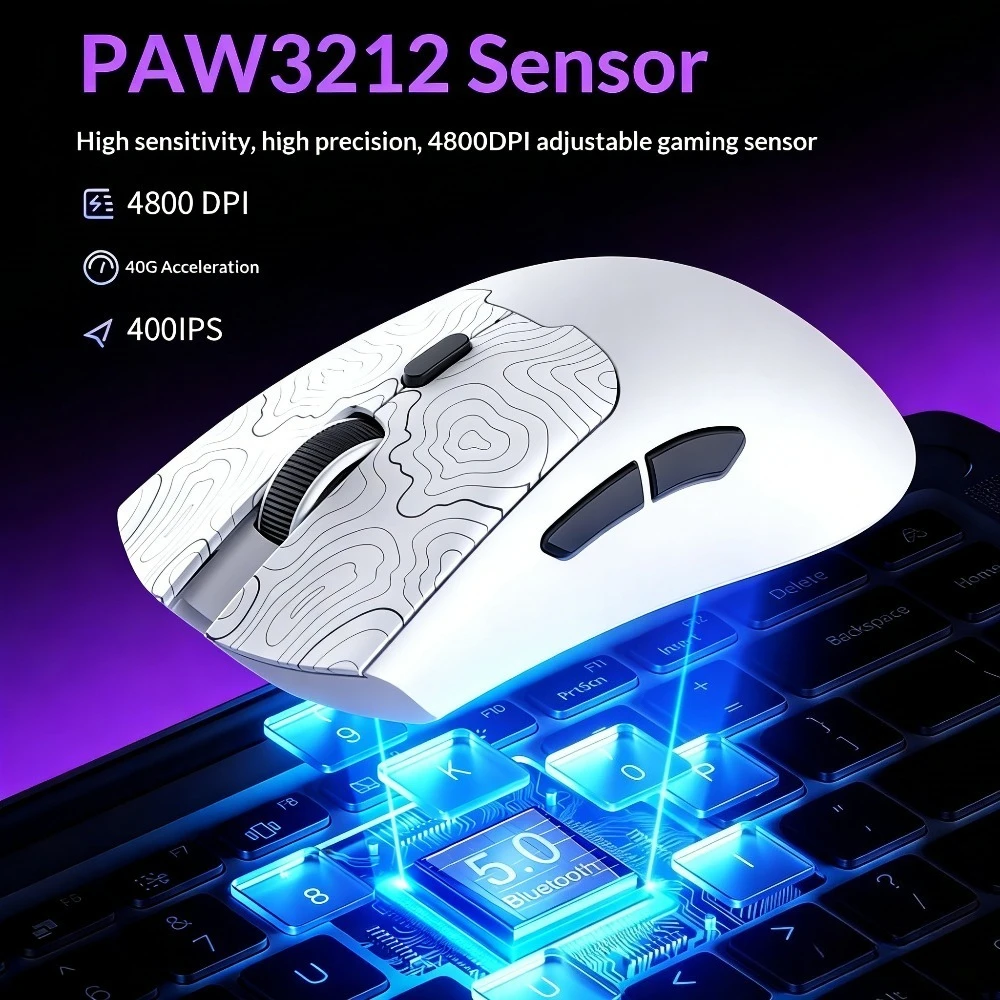 Mini Wireless Keyboard Bluetooth RGB Mechanical Compact Portable Comfortable Typing For PC Laptop Student Office Daily Working U