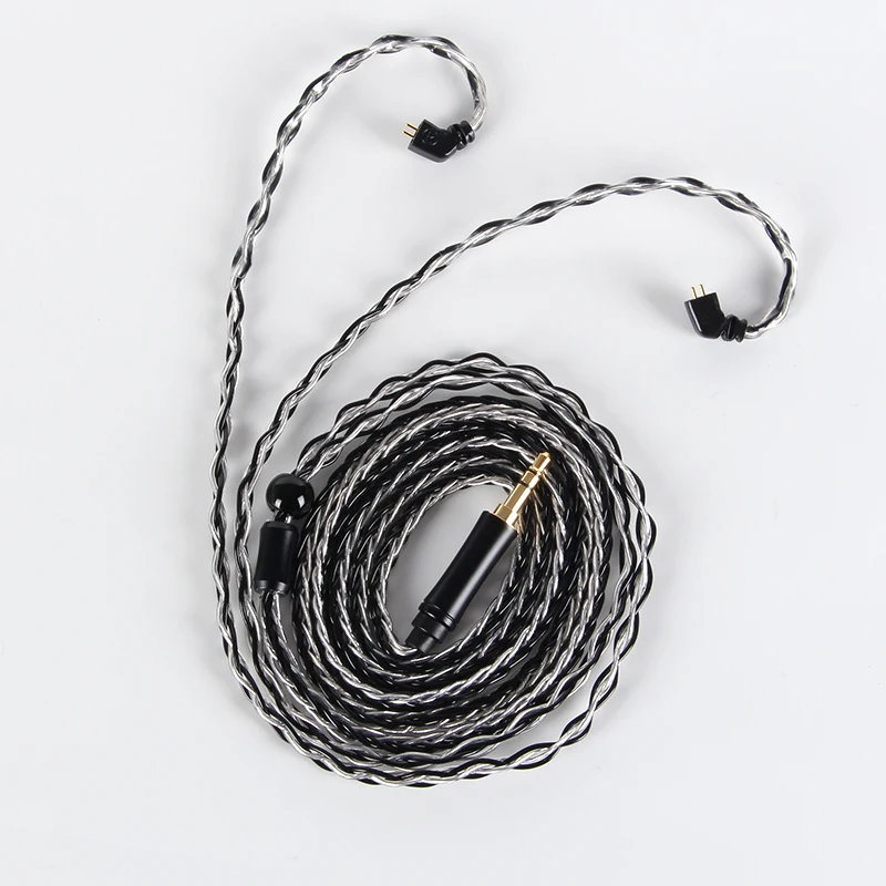 極上アクセサリー　　302g 東す8-0808☆2F XINHS 8 Core 5N Copper Silver Plated Earphone Cable
