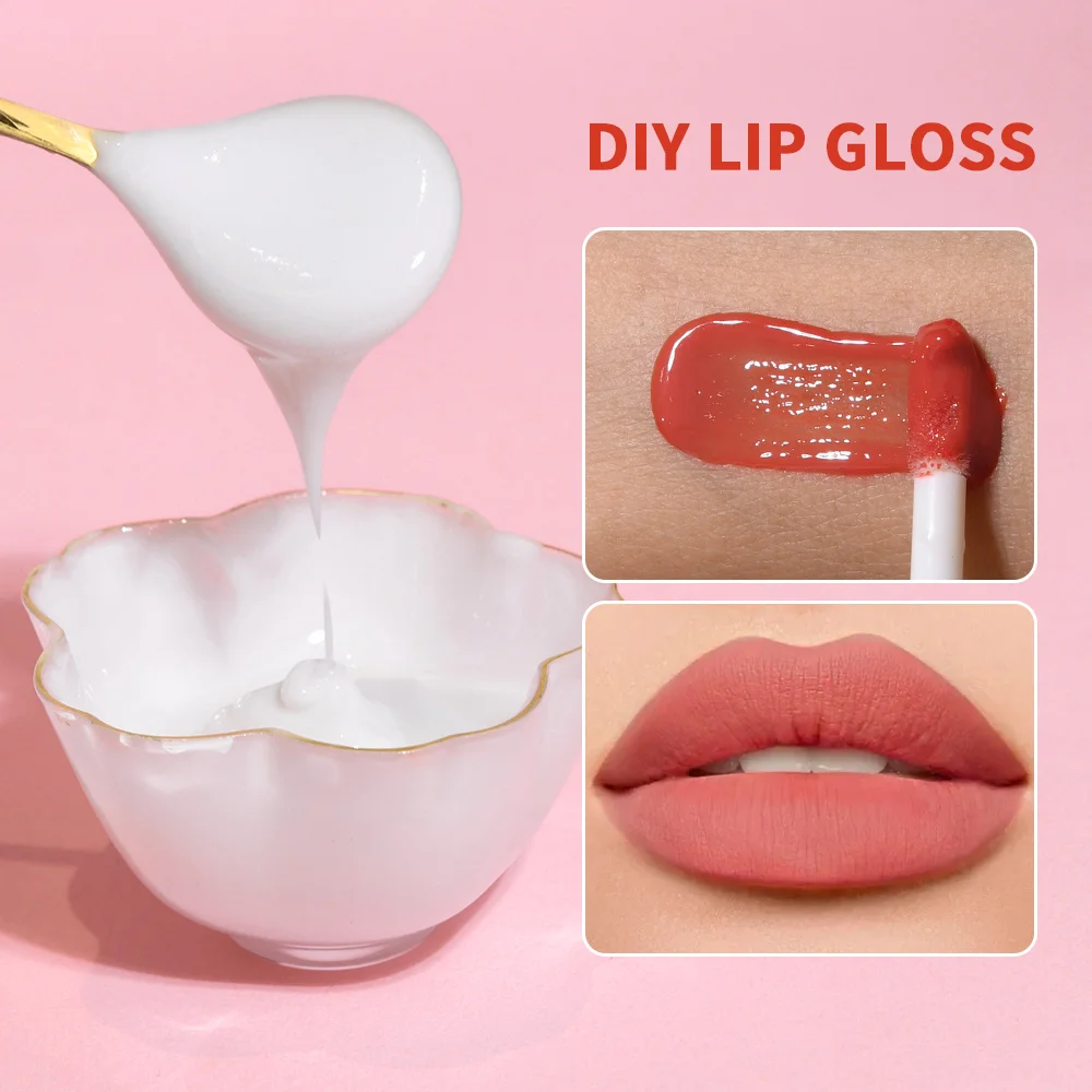 2025 NIEUWE 100 ml Lipgloss Basis Gehydrateerde non-stick Lotion Textuur DIY Lipgloss Matte Make-Up Effect Lipgloss basis Cosmetische