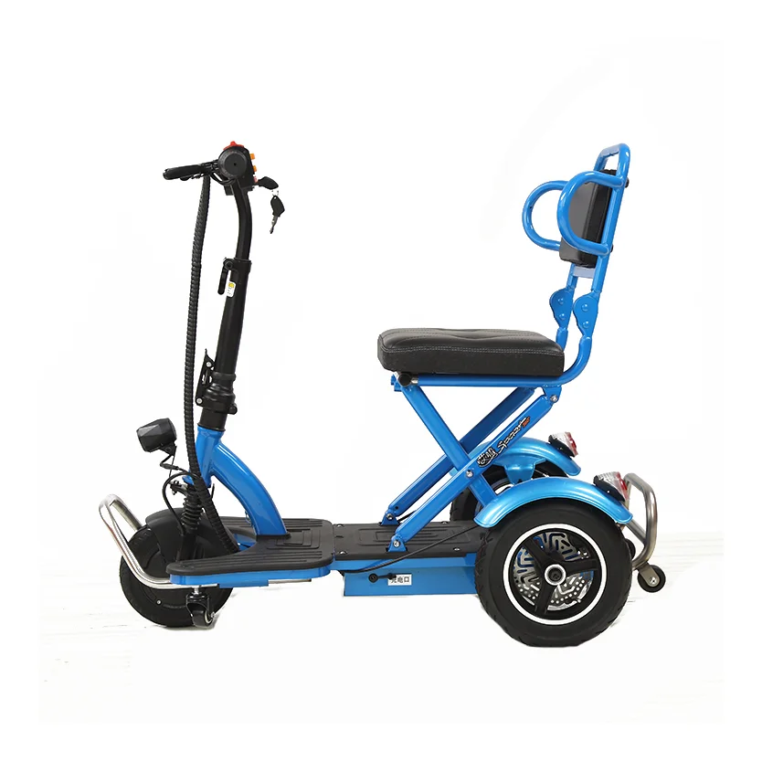 2021 China production wholesale and retail 48V350W folding cheap 3 wheel adult fat electric tricycle custom