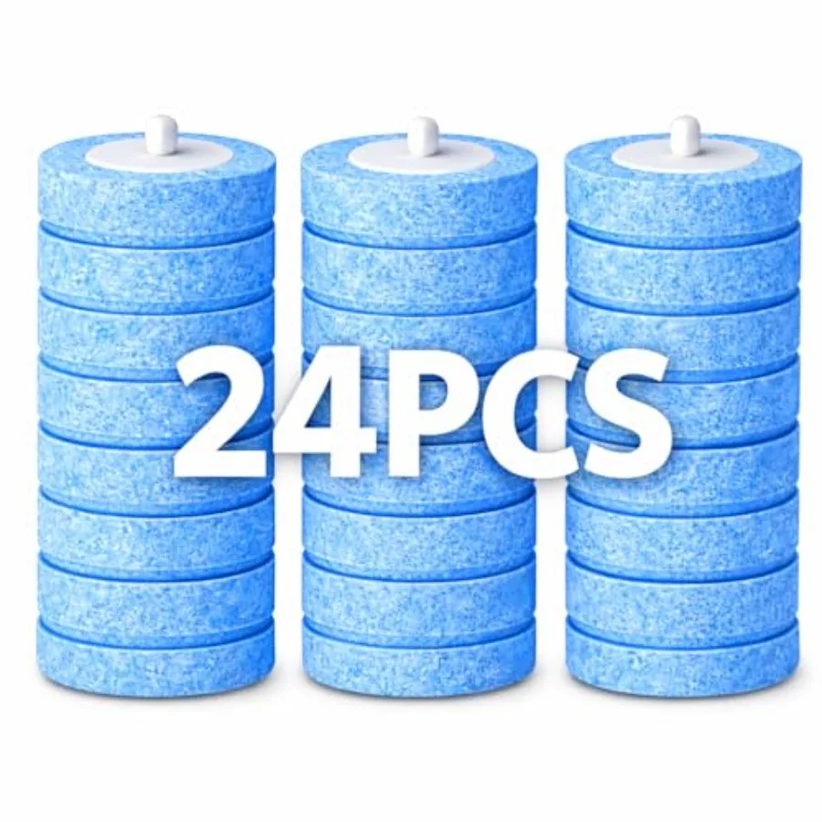 Count Disposable Heads, Toilet Bowl Wand Refills, Replacement Heads for Toilet and Bathroom Cleaning, Not Compatible with Elect