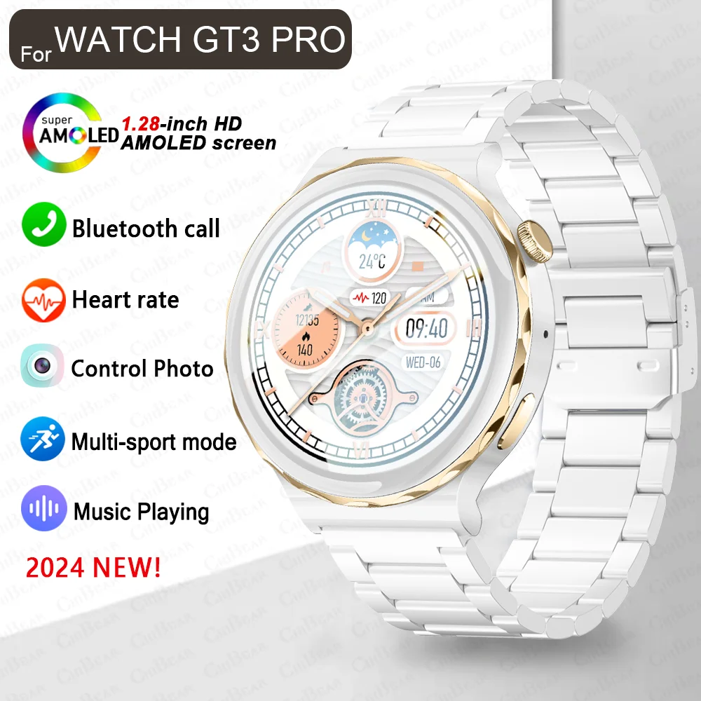 ECG+PPG Bluetooth Call Smart Watch Women Heart Rate Blood Pressure Sports Motion Waterproof SmartWatch Ladies For Huawei GT3 PRO