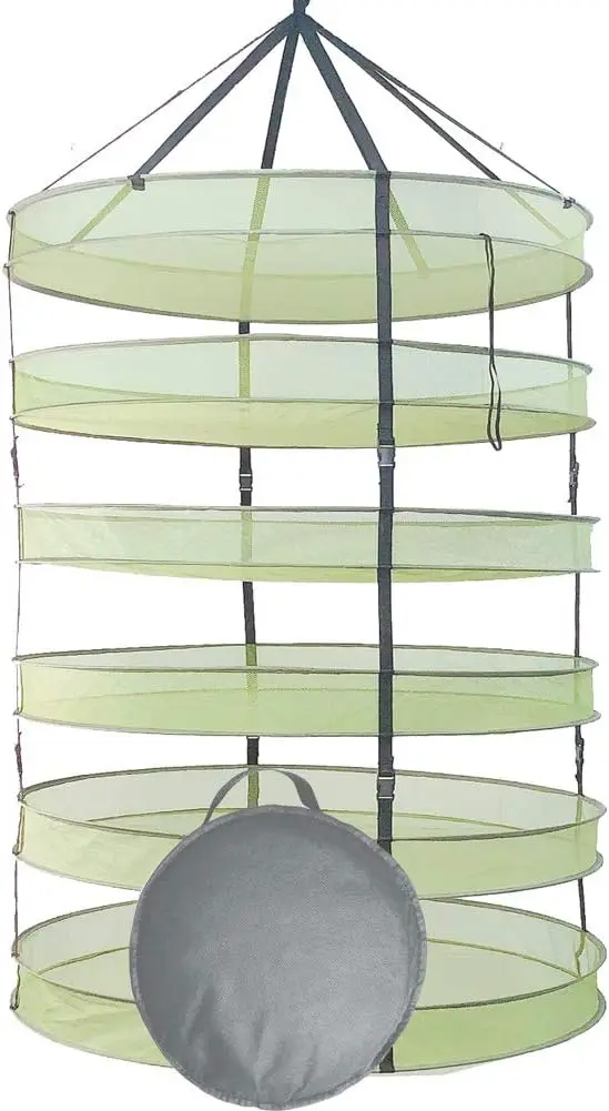 

Herb Drying Rack 3 ft Hanging Dry Net 36 Inch for Curing Hydroponic Herb Vegetable Fruit Flower