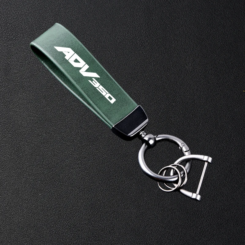 Para HONDA ADV350 ADV 350 Adv350 2022-2025 llavero de cuero de motocicleta de alta calidad accesorios de llavero de Metal