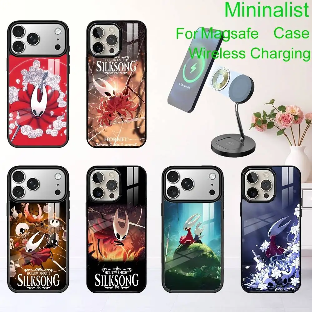 

Game H-Hollow K-night Phone Case For iPhone17,16,15,14,13 Plus,Pro Max Magnetic For Magsafe Wireless Charging