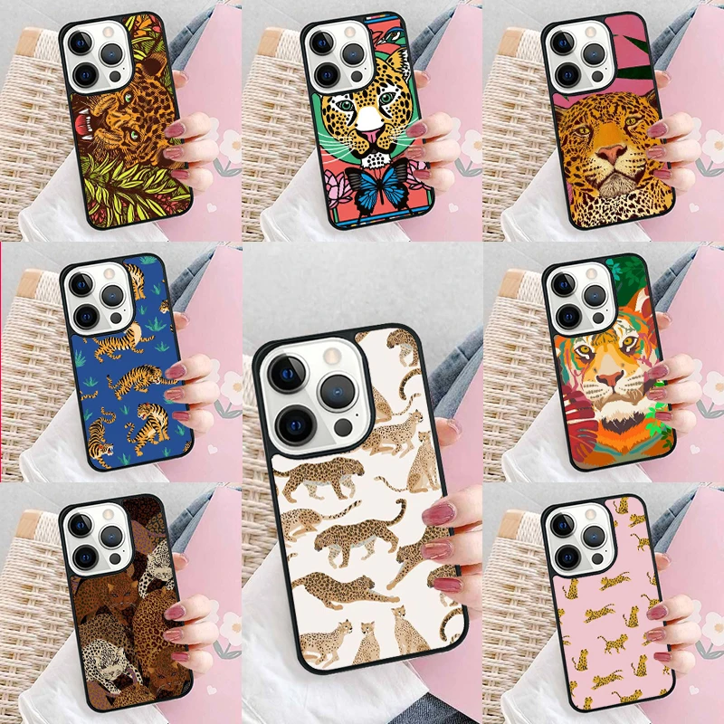 art jaguar aesthetic Soft Phone Case Cover for iPhone 16 Promax 15 Pro 13 14 Plus 11 12 Mini XR XS MAX Coque