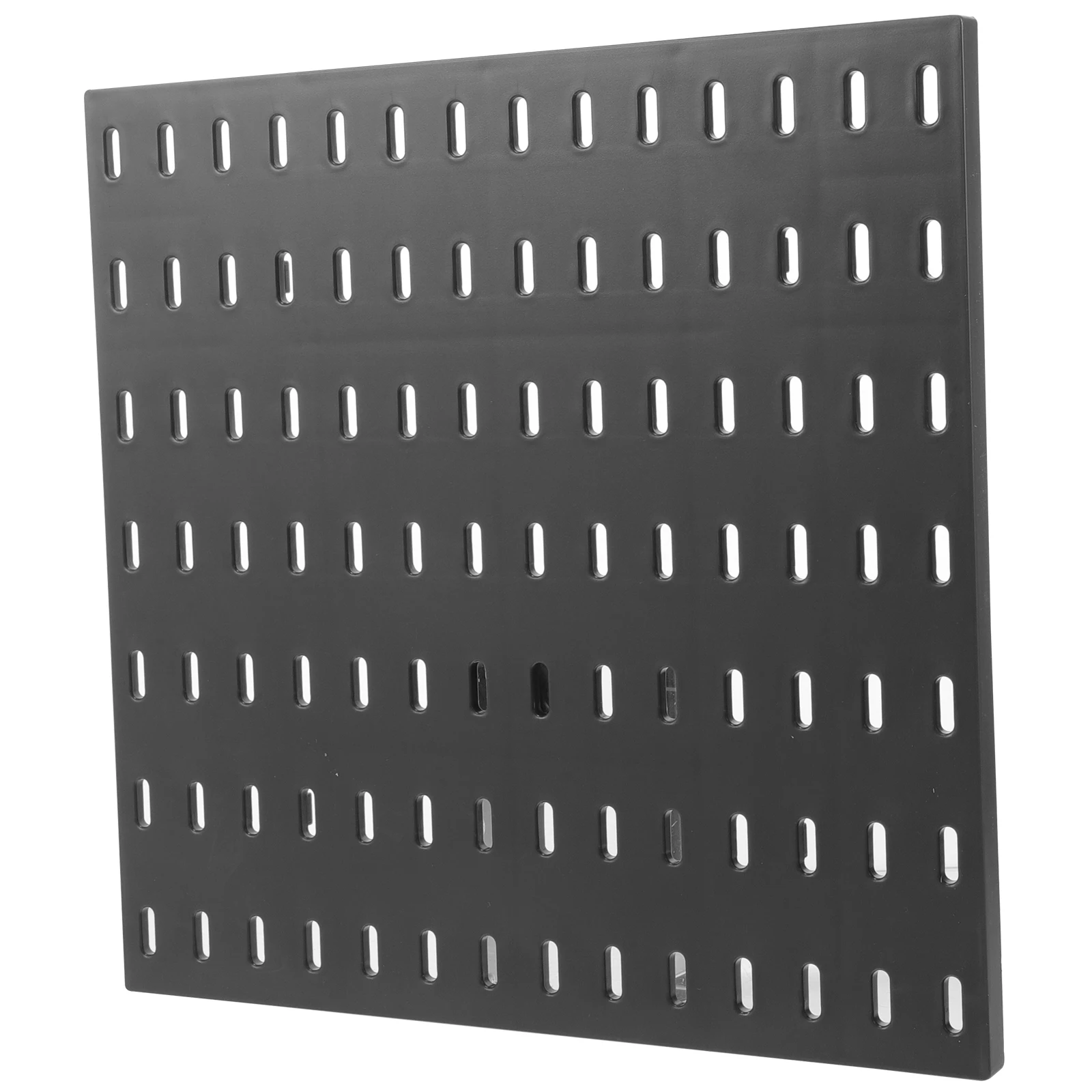 

Plastic Pegboard Black Garage Organization Hole Board Mount Tool Organizer Garage Storage Display Shelf