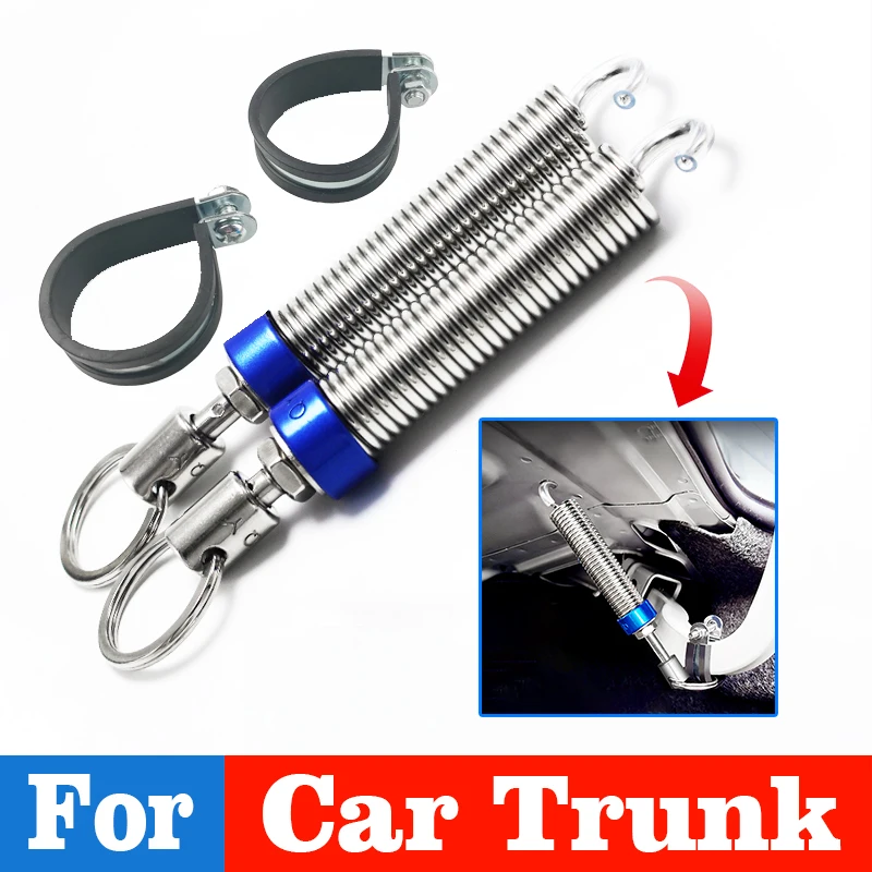 2pcs Car Trunk Spring Lifting Device Lid Tailbox Automatically Open Tools lifter Adjustable Booster Pull Metal Refit Accessories