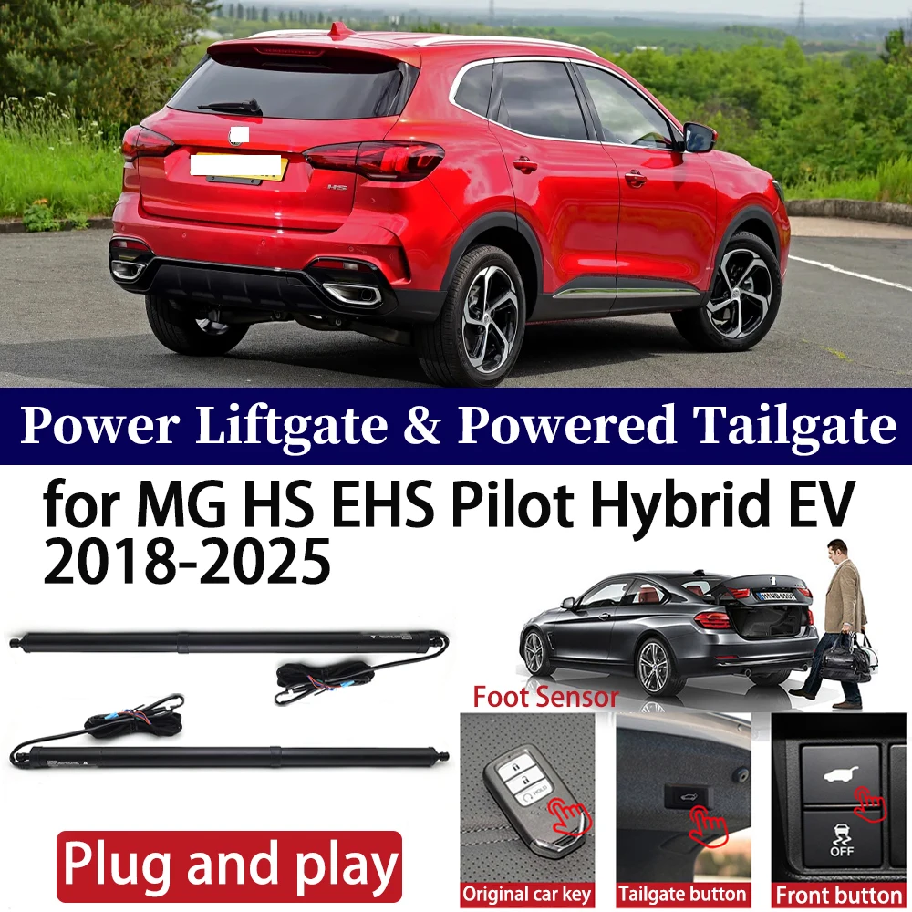 

ZhuCamX for MG HS EHS Pilot Hybrid EV 2018-2025 Car OEM Power Liftgate Automatic One-Click Powered Tailgate Strut Plug and paly