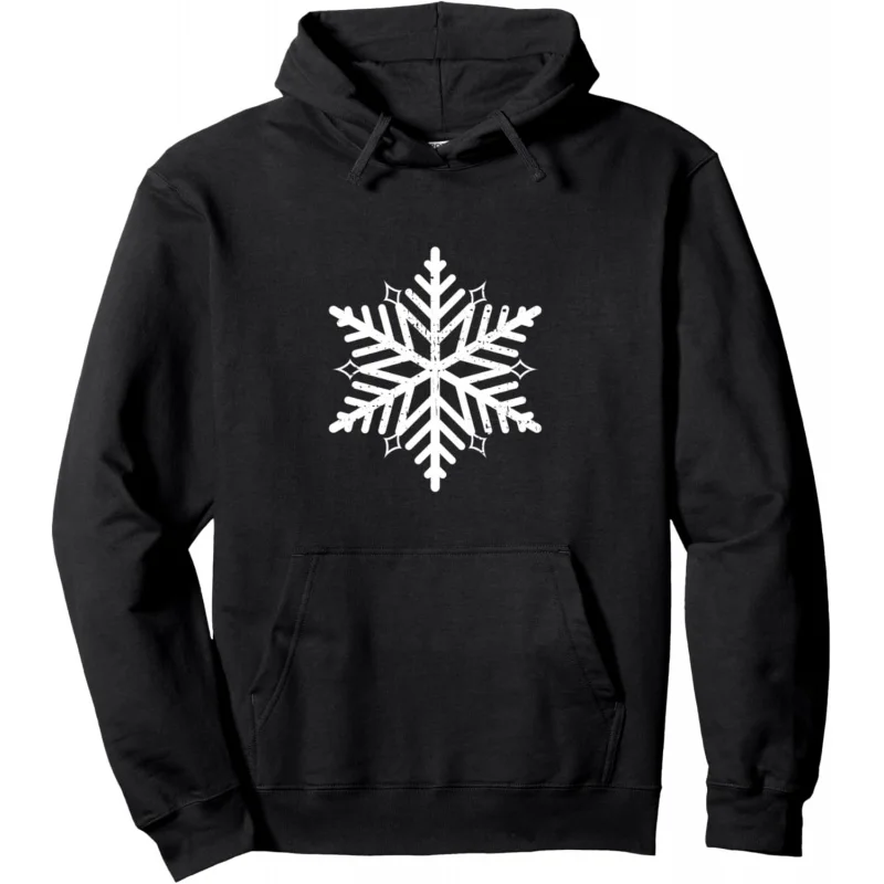 

Christmas Big White Snowflake Hoodie