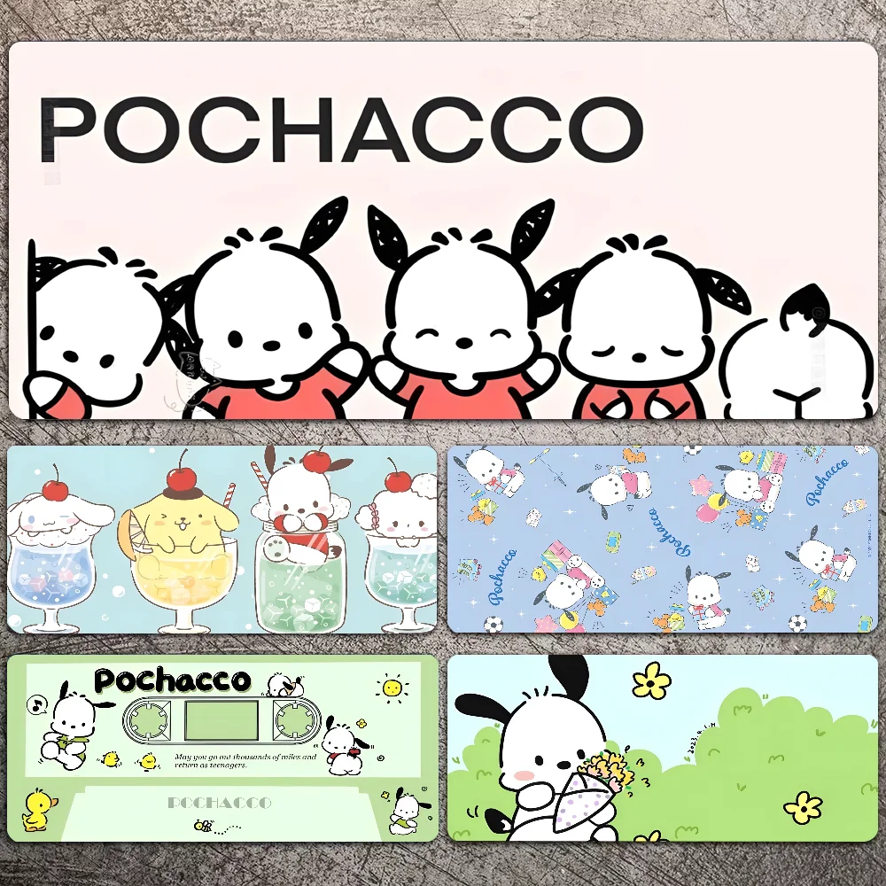 P-Pochacco Mousepad Mouse Pad Laptop Gaming Accessories Mousepad Large Desk Mat Computer Gamer Keyboard Rug Carpet