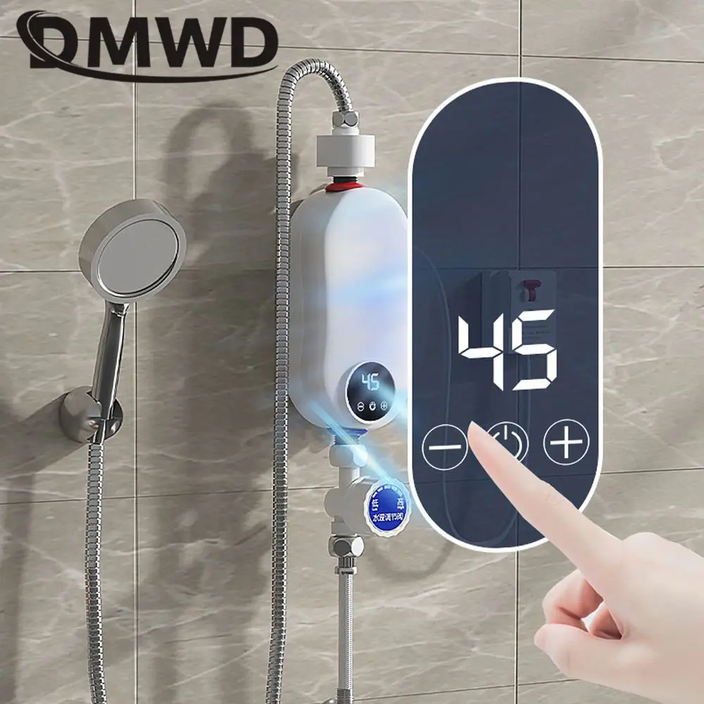 DMWD 110/220V elettrico istantaneo rubinetto dell'acqua calda macchina di riscaldamento cucina bagno riscaldatore doccia termostatica riscaldamento rapido