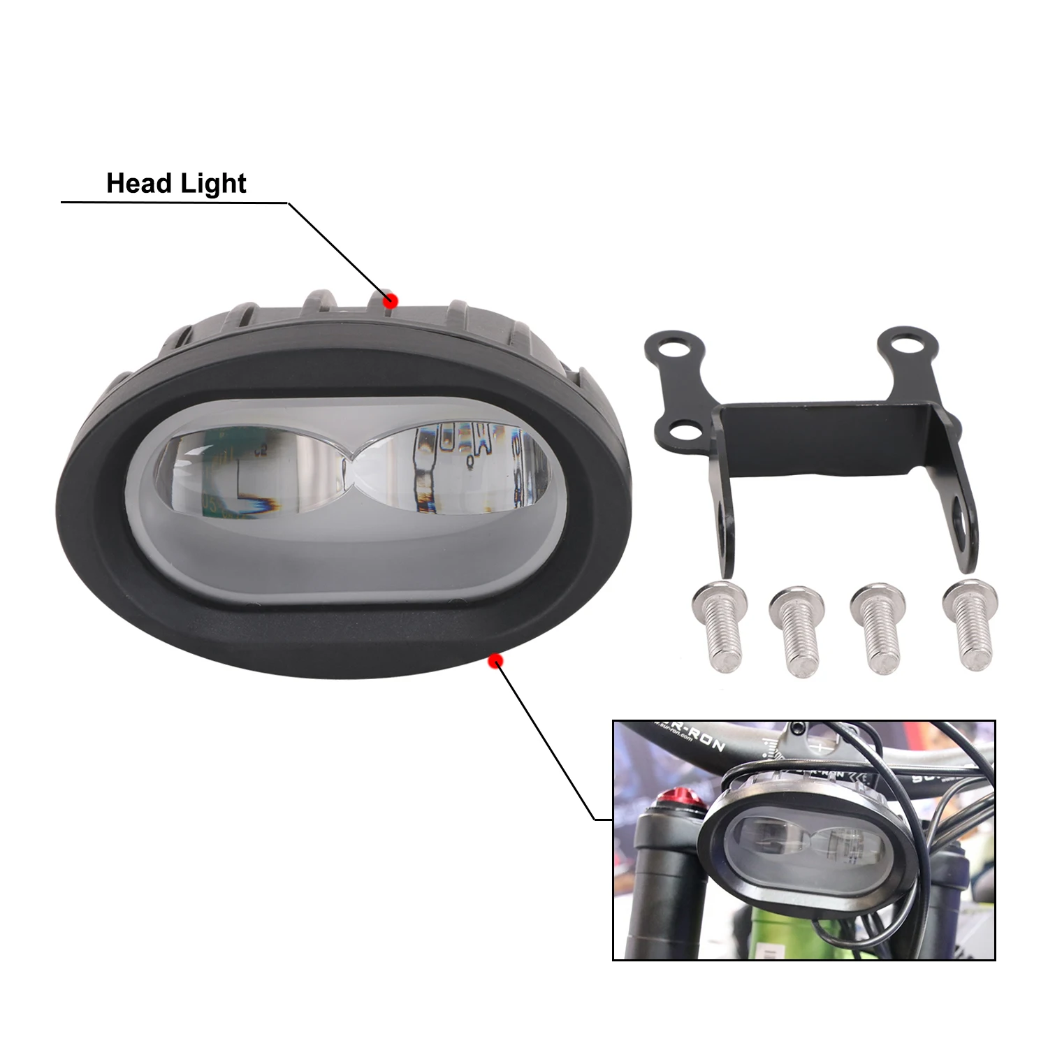 

Lighting System Electric Plastic LED Headlights