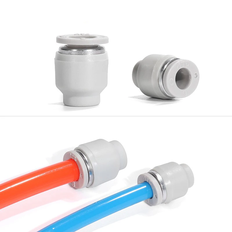 Airtac  1PCS PP /APF- 4/6/8/10/12 PU Tracheal Cap Pneumatic Plug