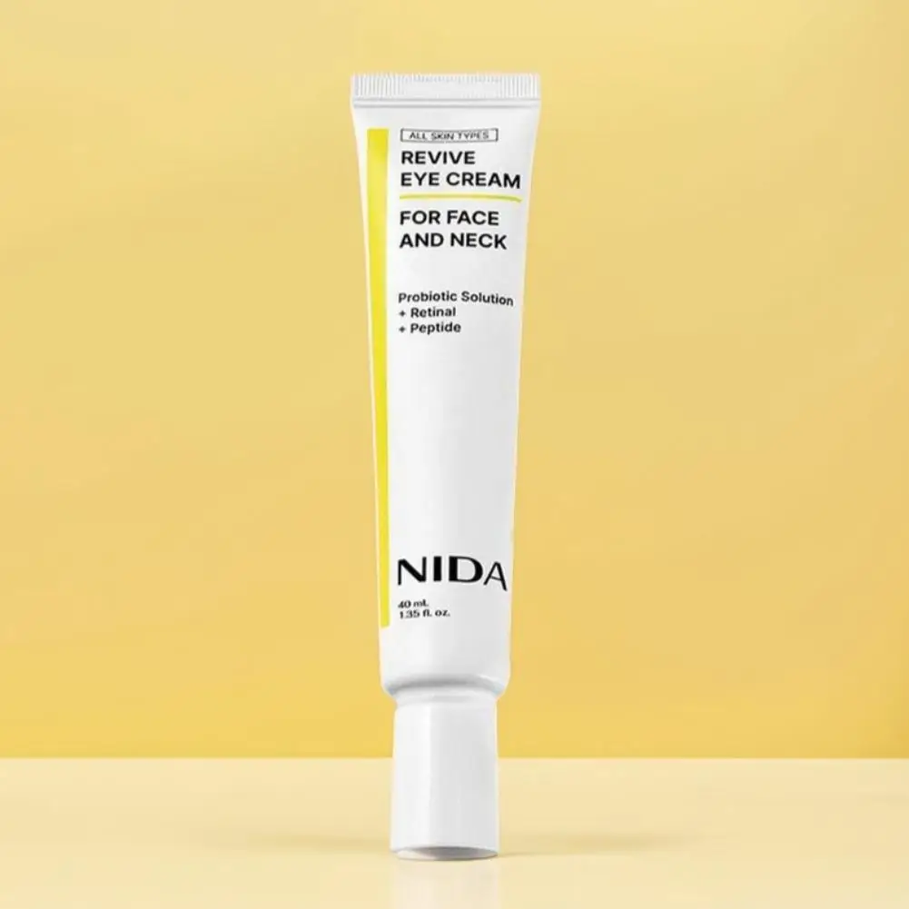 Crème pour les yeux revitalisante NIDA Probiotic Solution, pour les yeux, le visage et le cou, peptide rétinol, crème raffermissante, liftante et réparatrice, soin de la peau coréen