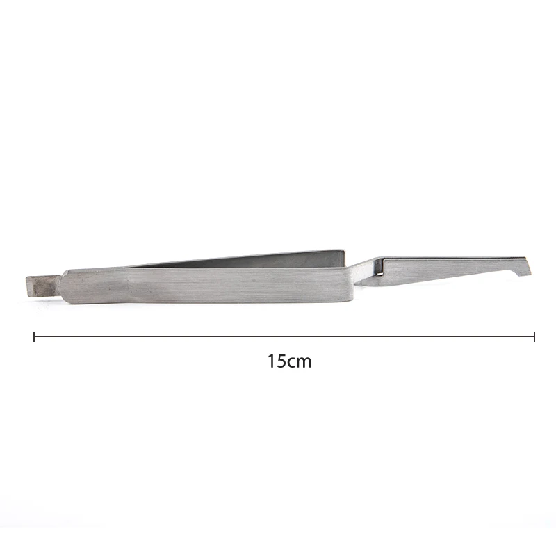 Bracket Tweezers Holder Dentistry Istrument Orthodontic Stainless Steel Serrated Tweezers Plier for Teeth Care Tools