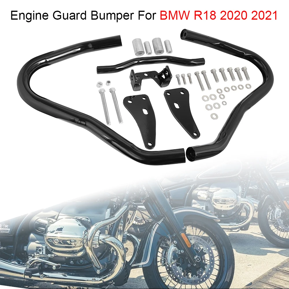 

Motorcycle Crash Bars Bar Highway Engine Guard Bumper Stunt Cage Protection For BMW R18 Classic R 18 2020 2021-2023