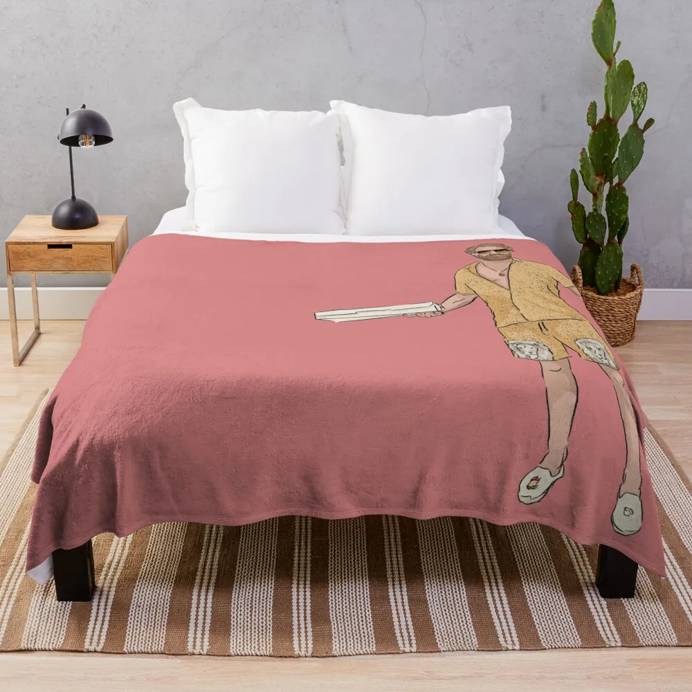 

Dave Portnoy - One Bite Throw Blanket Throw Rug Vintage Blanket