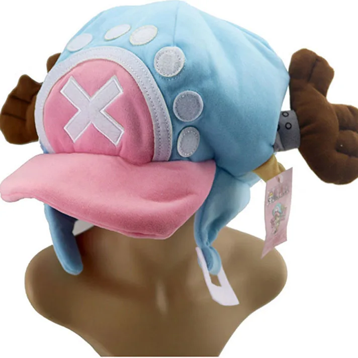 NEW One Piece Plush Tony Tony Chopper Trafalgar Law Hat Cosplay Adult Unisex keep warm Cap Cartoon Costume Props Accessories