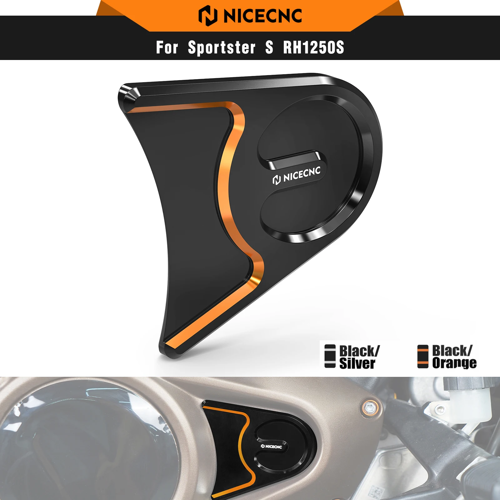 

For Harley Sportster S RH1250S RH 1250 S 2021-2024 NICECNC Timer Cover Cap Pan America 1250 RA1250 2021-2024 Nightster RH975
