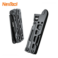 NexTool 9 in 1 Multi-Function Wrench Knife Folding Tool Multi-Purpose Pliers Wood Saw Slotted Screwdrivers Camping Multitools
