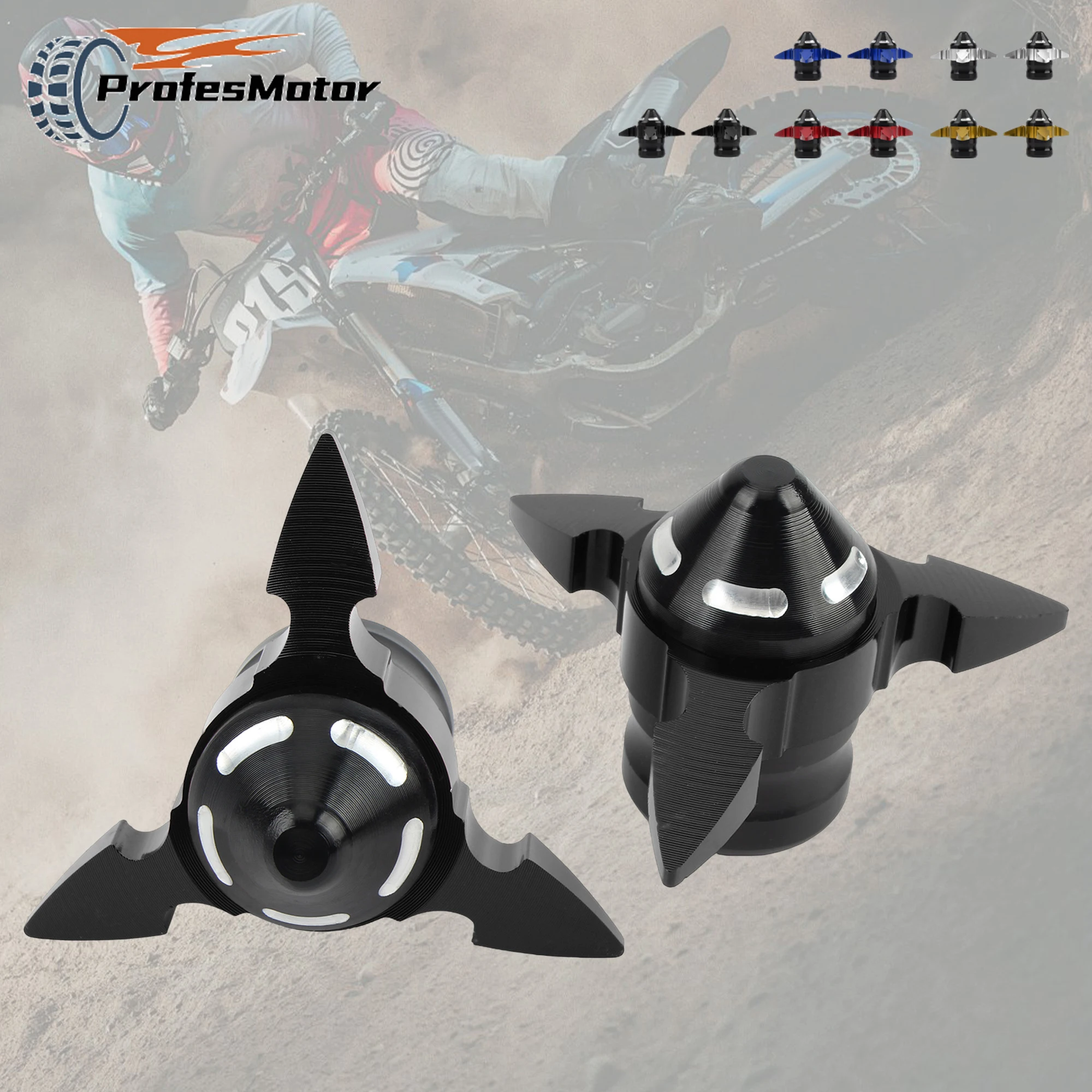 

Motorcycle CNC Aluminum Alloy Anti-Collision Protection Fork Cups Enduro Motocross Supermoto Modification Protective Cover Parts