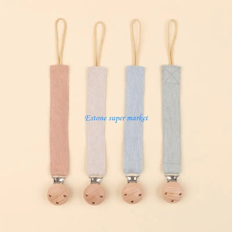 090B 4PCS Infants Soother Clip Comfortable Baby Pacifier Leash Secure Toy Attachment