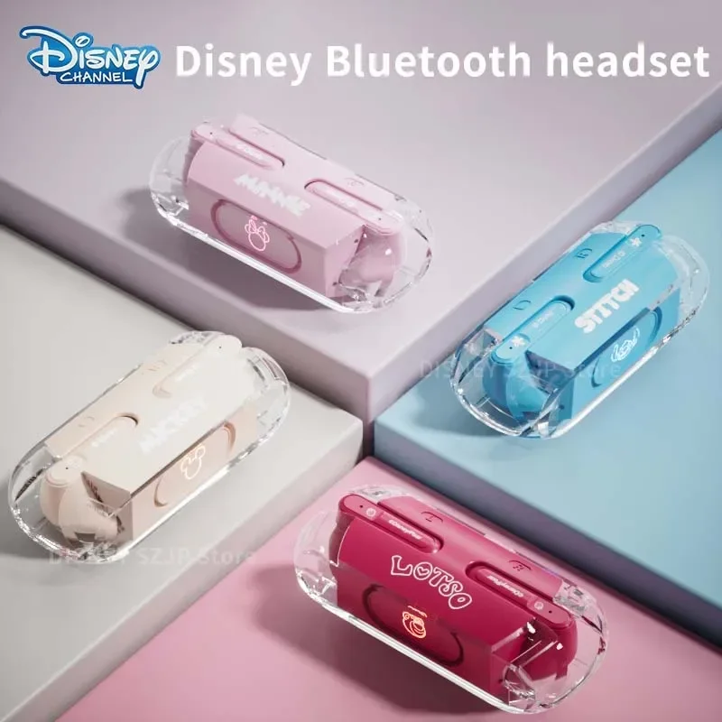 Disney Stitch Wireless Bluetooth 5.3 Earphone HIFI Surround Stereo Headset Touch Control HD Call Earbud Cartoon Gaming Headphone