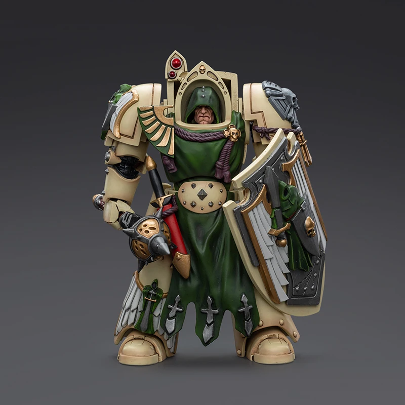 JOYTOY Warhammer 40K Dark Angels Deathwing Knight avec Mace of Absolution 1 figurine 1:18, modèle de Collection cadeau