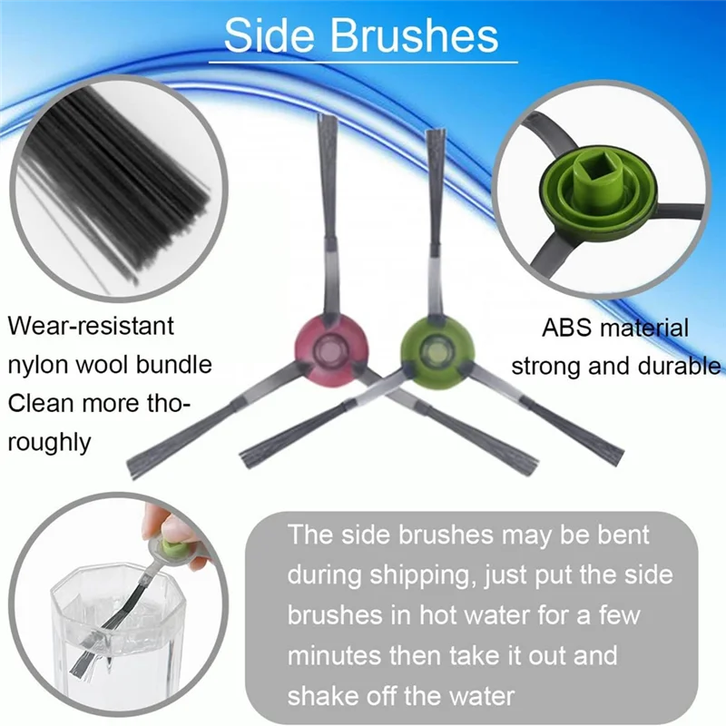 

Стабильный пылесос серии ECOVACS Deebot T9 AIVI T8 AIVI N8 Pro, основная боковая щетка, ткань для швабры, HEPA-фильтр, мешки для пыли, замена