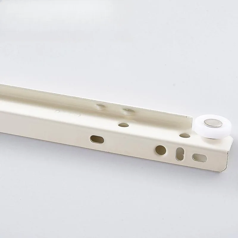 Two Section Silent Galvanized Steel Drawer Slide Rail Furniture Drawers Computer Desk Keyboard Trays Cabinet Repair Projects