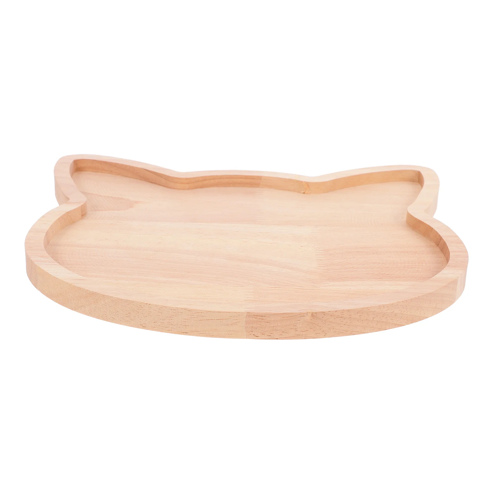 

Деревянная сервировочная тарелка для еды, держатель для закусок, фруктов, сухих фруктов, деревянный поднос, настольный дисплей для еды, хранение закусок, мультяшная деревянная тарелка