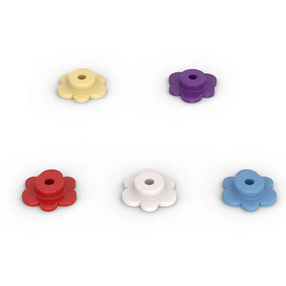 MOC 10PCS 3742 Rumput Daun Kecil Dekorasi Batu Bata Tanaman Bunga Blok Bangunan Mainan Menarik Hadiah Liburan untuk Dewasa dan Anak Laki-laki